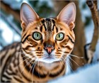 Бенгальская кошка -  особенности породы, характер, содержание и правильное питание