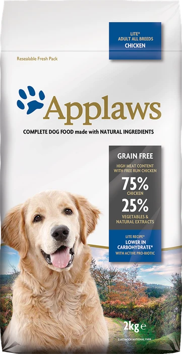Беззерновой сухой корм APPLAWS для собак – контроль веса "с курицей/Овощи" Dry Dog Chicken Light 10306
