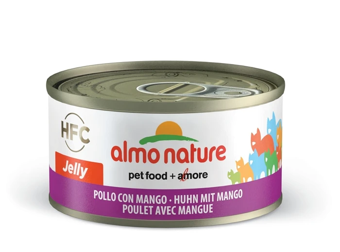 Консервы ALMO NATURE HFC Jelly Adult Cat Chicken Mango для взрослых кошек с курицей и манго в желе 24497