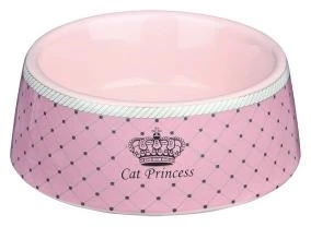 Миска керамическая для кошек Trixie Princess 24780/24216