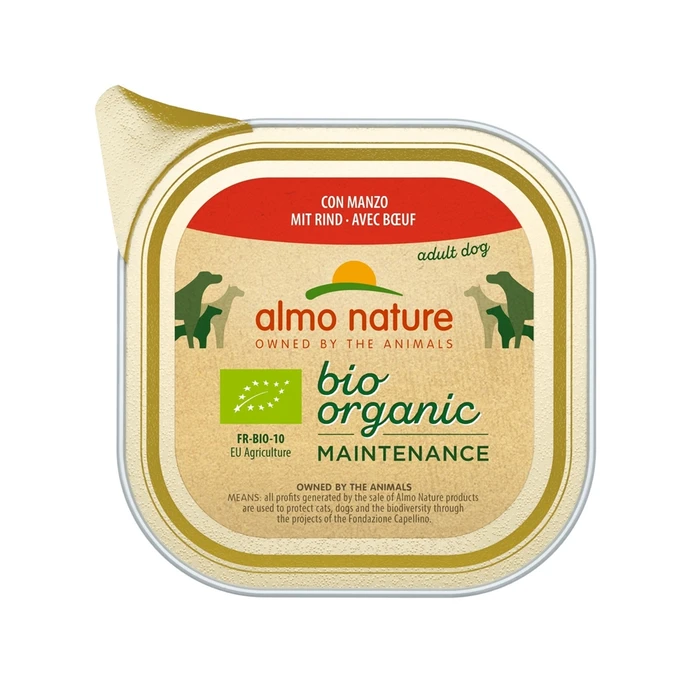 Паштет ALMO NATURE для собак с говядиной Bio Pate Beef