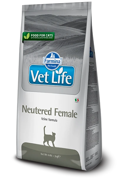 Сухой корм FARMINA VET LIFE Neutered Female диета для стерилизованных кошек 4400/PVT004073S