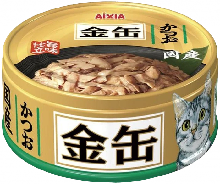 Консервы для кошек AIXIA Kin-Can Skipjack tuna полосатый тунец 4571104712428