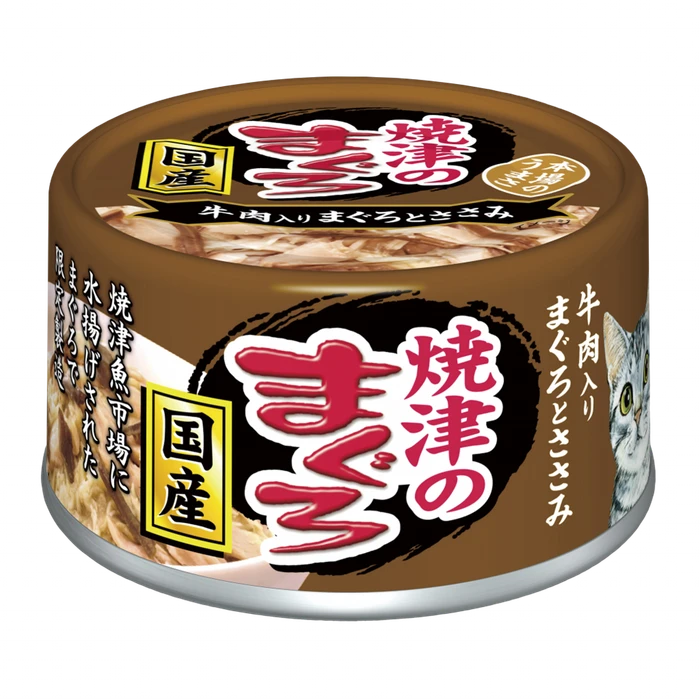 Консервы для кошек AIXIA Yaizu-no-Maguro, тунец, куриное филе и говядина в нежном желе 45182532