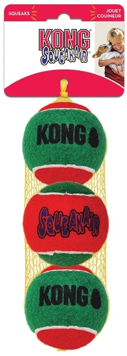 Игрушка для собак KONG Holiday Теннисный мячик  6 см / 3 шт H18D133E