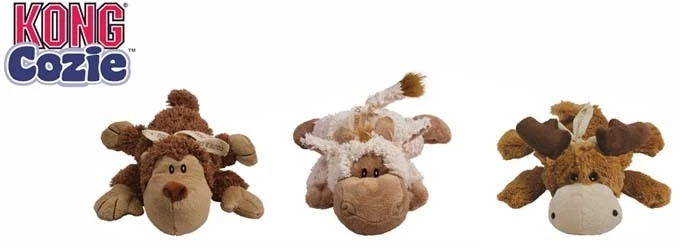 Игрушка для собак средних пород KONG Kozi Natura с пищалкой 23 см ZYN2