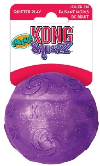 Игрушка для собак KONG Squezz Crackle хрустящий мячик 7 см PCB1
