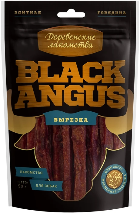 Деревенские лакомства для собак Black angus Вырезка из говядины 79201864