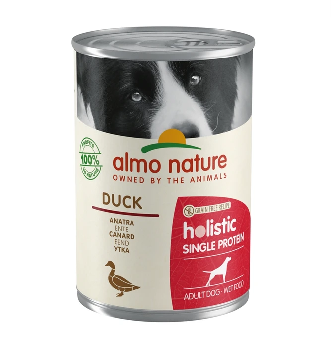 Консервы ALMO NATURE для собак с чувствительным пищеварением с уткой (Holistic Wet Dog Digestive help - Single Protein - Duck) 37601
