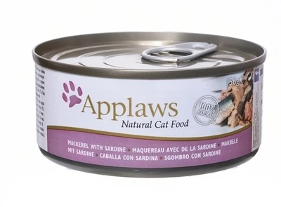 Консервы APPLAWS для взрослых кошек со скумбрией и сардинками Cat Mackerel/Sardine 24336