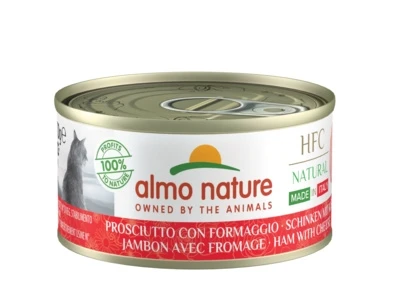 Консервы ALMO NATURE HFC Natural для кошек Итальянские рецепты: Ветчина и пармезан HFC Natural Made in Italy Ham with Parmigiano