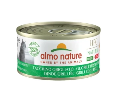 Консервы ALMO NATURE HFC Natural для кошек Итальянские рецепты: Индейка гриль HFC Natural Made in Italy grilled Turkey