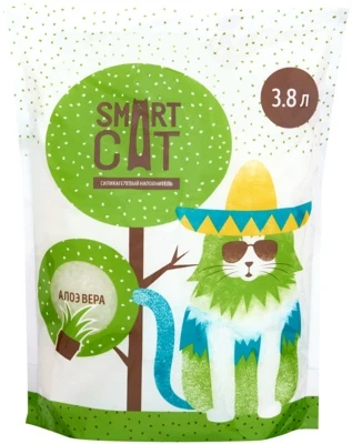Силикагелевый наполнитель SMART CAT с ароматом алоэ 20792