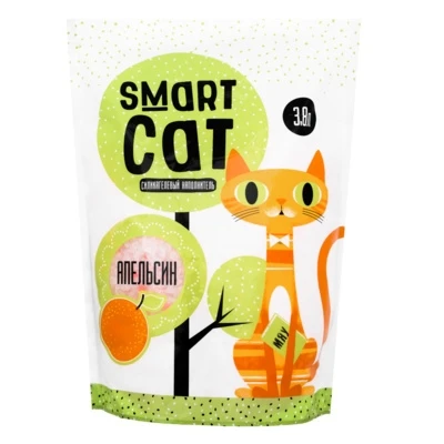 Силикагелевый наполнитель SMART CAT с ароматом апельсина 24579
