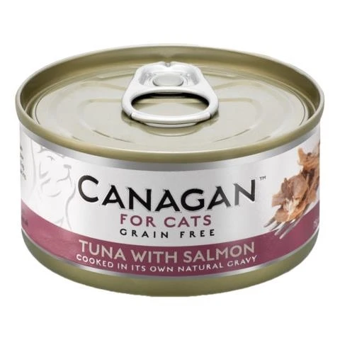 Беззерновые консервы CANAGAN для котят и кошек с тунцом и лососем (Cat Tuna with Salmon) 100.3.004