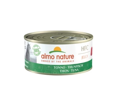 Консервы ALMO NATURE для взрослых кошек с тунцом в желе HFC Adult Cat Tuna Jelly