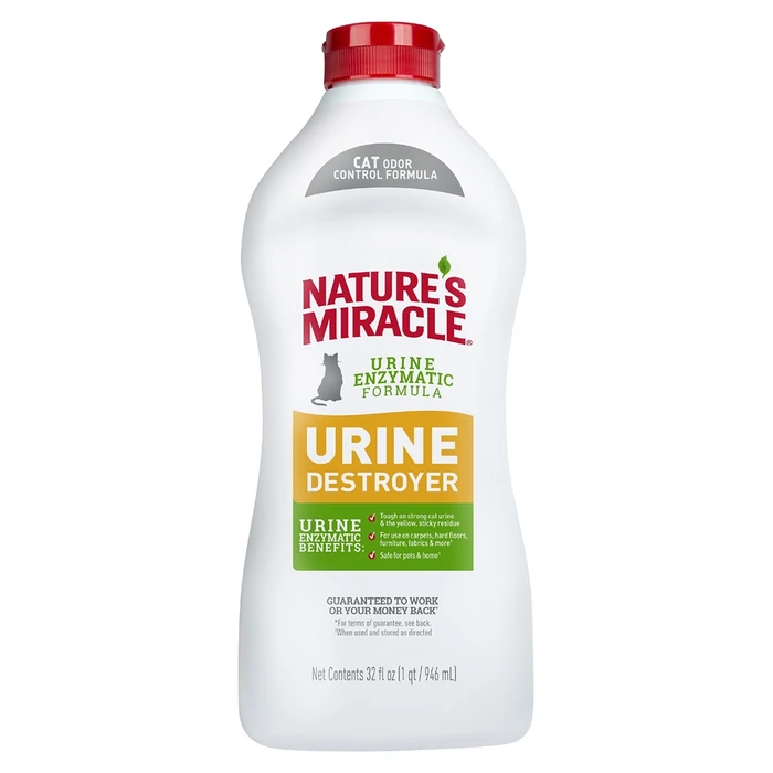 Уничтожитель пятен, запахов и осадка от мочи кошек 8in1 Nature's Miracle Urine Destroyer