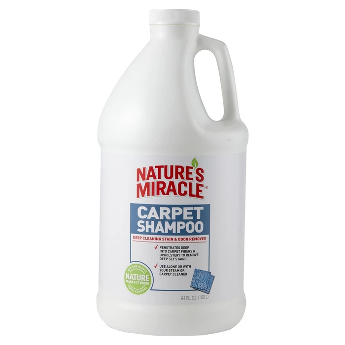 Моющее средство для ковров и мягкой мебели 8 in 1 Nature's Miracle CarpetShampoo с нейтрализаторами аллергенов 1,9 л
