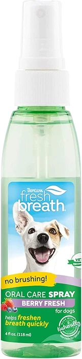 Спрей для ухода за полостью рта Tropiclean Свежее дыхание для собак с ягодным ароматом