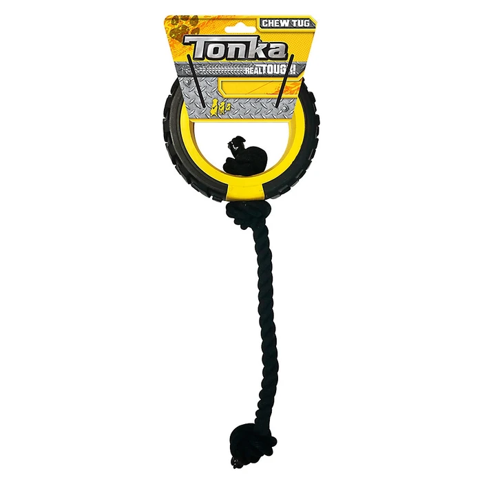 Игрушка для собак Tonka Шина Мега с канатом размер 38,1 см