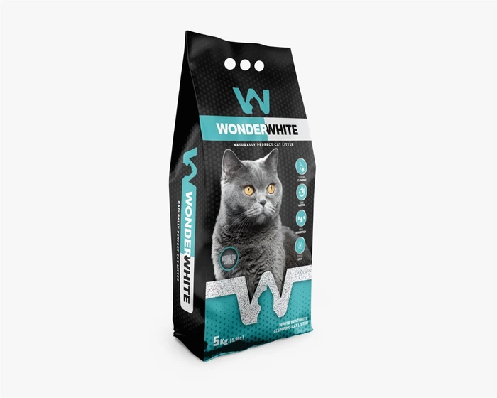 Комкующийся наполнитель Wonder White Maseille soap с ароматом марсельского мыла