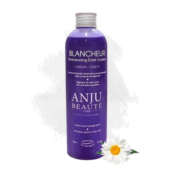 Шампунь-концетрат для собак и кошек с белой шерстью Anju Beaute  Идеальный Белый окрас  (Blancheur Shampooing), 1:5 (AN33) 50337