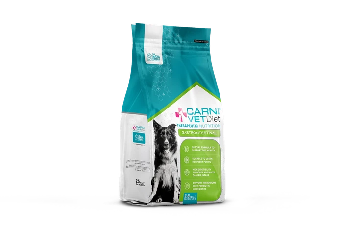 Сухой корм Carni Vet Diet для взрослых собак с курицей, индейкой и уткой диета при нарушении пищеварения и расстройствах ЖКТ Dog Gastrointestinal