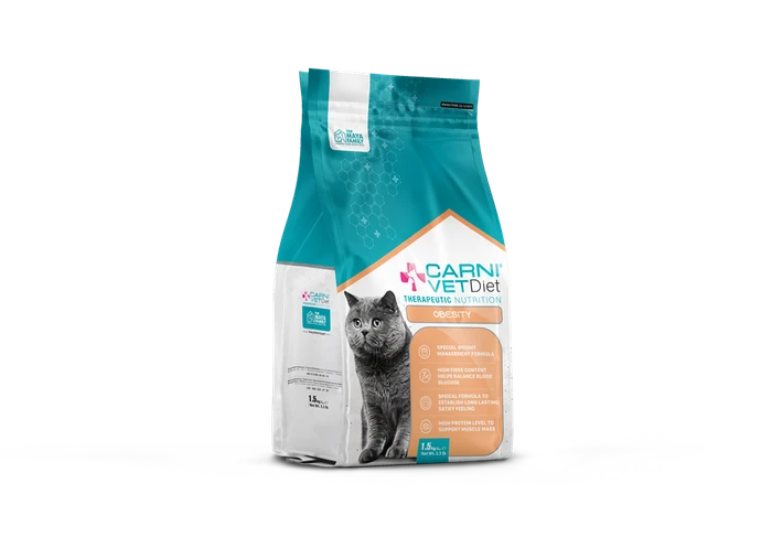 Сухой корм Carni Vet Diet для кошек с курицей и птицей диета при ожирении / контроль веса Cat Obesity