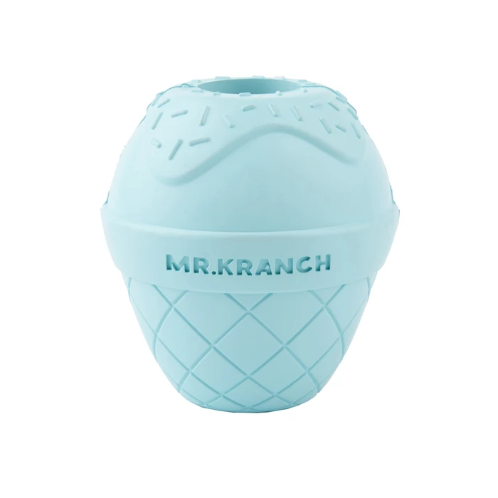 Игрушка для собак Mr.Kranch Мороженое 8*9 см голубая с ароматом курицы MKR541932