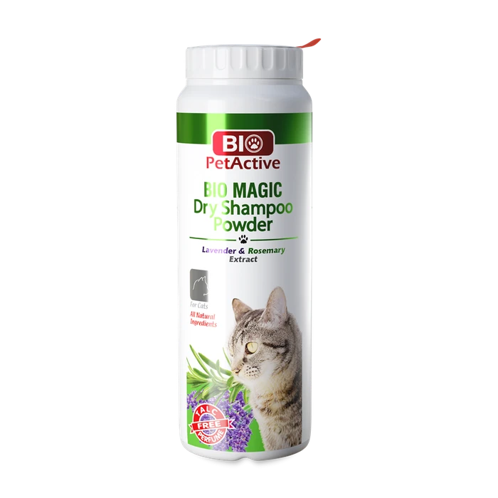 Сухой шампунь Bio Magic Powder для кошек с экстрактом Лаванды и Розмарина, 150 гр 00-00001126