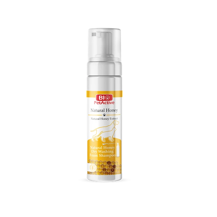 Шампунь-пена Natural Honey для сухой очистки шерсти кошек и собак 00-00001128