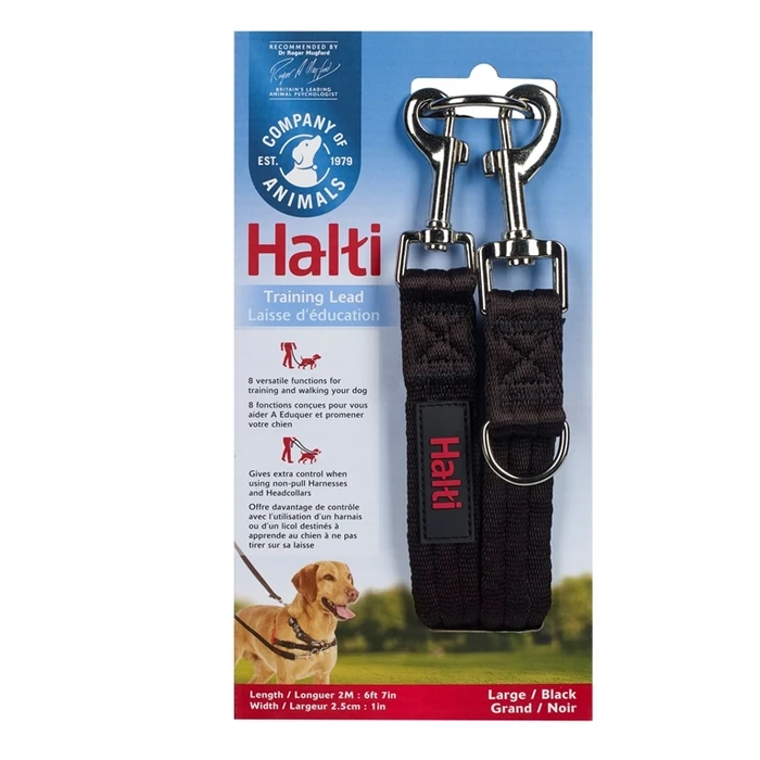 Поводок-перестежка для собак COA "HALTI Training Lead", 200х2.5 см 43202/COA
