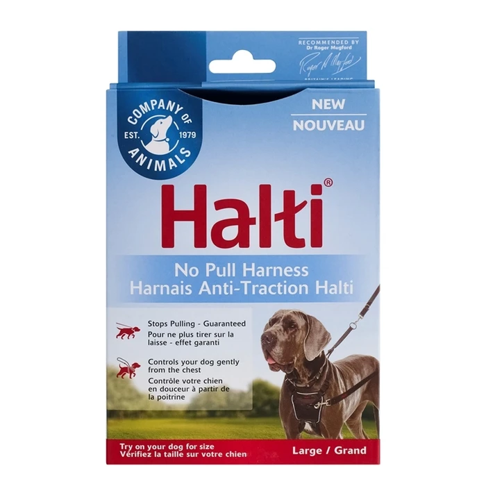 Шлейка для собак препятствующая натяжению COA "HALTI No Pull", 46-62 см 53201/COA