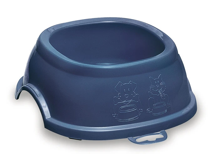 Миска Stefanplast нескользящая Break 1, синяя, 400мл, 17*17*6см (96001) 22420765