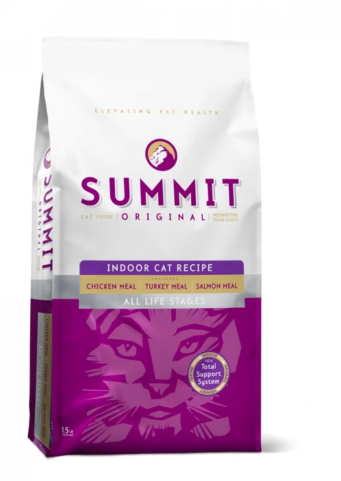 Сухой корм SUMMIT ORIGINAL 3 Meat Cat Recipe для котят и кошек три вида мяса с цыпленком, лососем и индейкой 20366