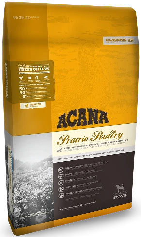 Сухой корм ACANA Classic PRAIRIE POULTRY для собак всех пород и возрастов с цыпленком, фруктами и овощами 60470