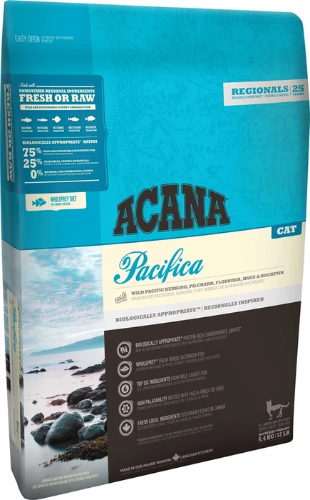 Беззерновой сухой корм ACANA Acana Pacifica Cat для котят и кошек с рыбой 61165