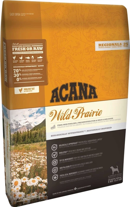 Беззерновой сухой корм ACANA Wild Prairie Dog для собак всех пород и возрастов с цыпленком и индейкой 61114