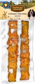 {{photo.Alt || photo.Description || 'Деревенские лакомства - Куриные твистеры сушеные'}}