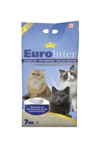 Наполнитель Eurolitter комкующийся Контроль запаха , без пыли (Dust Free) с ароматом детской присыпки