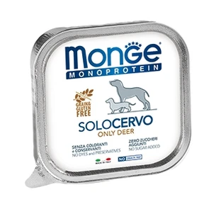 {{photo.Alt || photo.Description || 'Паштет MONGE Monoprotein Solo для собак с олениной Solocervo Only Deer'}}