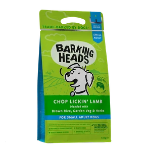 Сухой корм BARKING HEADS CHOP LICKIN LAMB для собак малых пород с ягненком и рисом "Мечты об ягненке" 18089