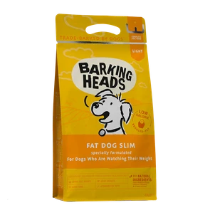 {{photo.Alt || photo.Description || 'Сухой корм BARKING HEADS FAT DOG SLIM для собак с избыточным весом с курицей и рисом "Худеющий толстячок"'}}