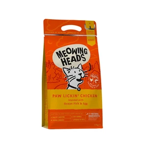 {{photo.Alt || photo.Description || 'Сухой корм BARKING (MEOWING) HEADS Paw Lickin Chicken для взрослых кошек с курицей и рисом "Куриное наслаждение"'}}