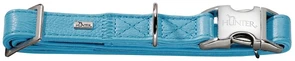 Hunter ошейник для собак Capri Alu-Strong L (45-65)/2,5 см натуральная кожа бирюзовый 63864