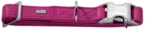 Hunter ошейник для собак Capri Alu-Strong M (40-55 см)/2,5 см натуральная кожа малиновый 63857