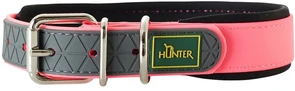 Hunter ошейник для собак Convenience Comfort 40 (27-35 см)/2 см биотановый мягкая горловина розовый неон 63090