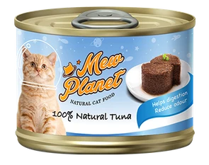 Консервы MEW PLANET для взрослых кошек паштет из тунца 9985