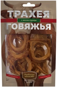 Деревенские лакомства "Классические рецепты" для собак - Трахея говяжья с мясом курицы 72500002