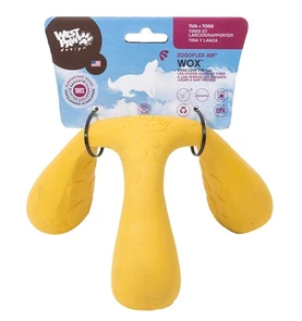 Игрушка для собак Zogoflex Air интерактивная Wox желтая с вибрирующими ножками 753131